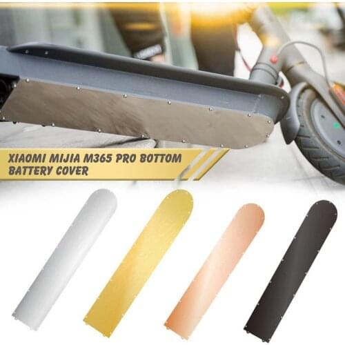 Scooter Accessories For Xiaomi Mijia M365 Pro Ninebot Max G30 Bottom Battery Cover Stainless Steel Anti-collisio Plate Guard