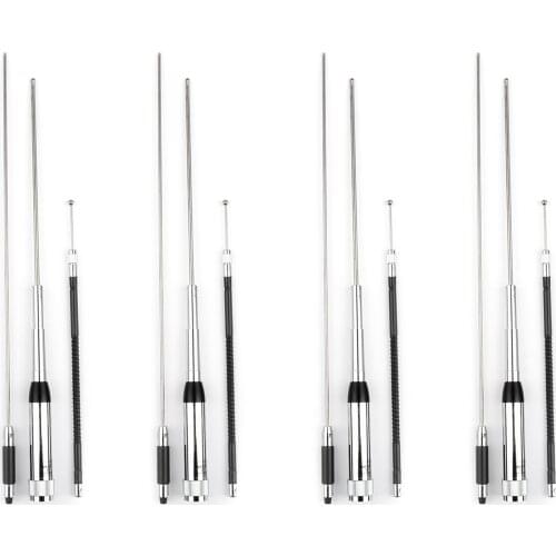 Artudatech 4Set HH-9000 10/6/2M/70CM High Gain QUAD-BAND Antenna PL-259 For Mobile Radio