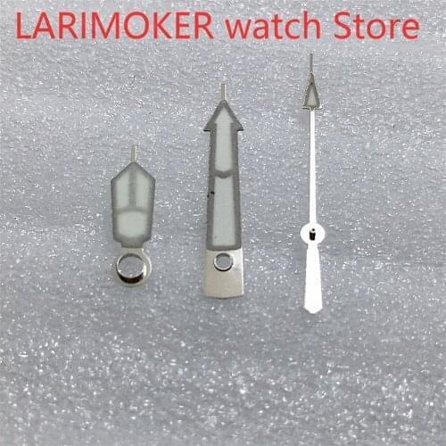 BLIGER/ Suitable for NH35 NH36 available movement C3 Mercedes-Benz red and green super bright automatic watch watch pointer