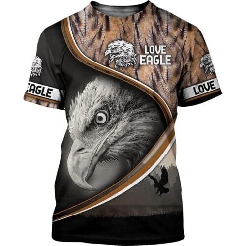 Men t shirt Animal elephant/eagle/turtle 3D All Over Printed Summer Harajuku Casual short Sleeve Tee Oversized tshirts