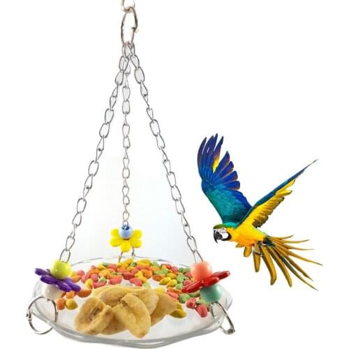 Parrot Toy Pet Bird Toy Supplies Bird Food Bowl Hammock Feeding Supplies Hanging Nest Swing Bed Bird Supplies
