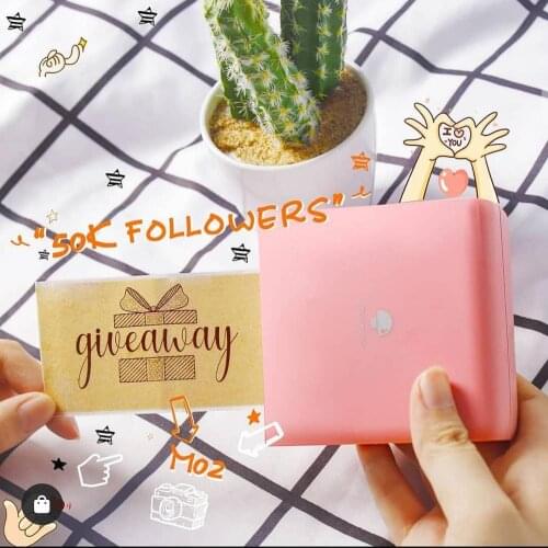 Phomemo 300dpi Pocket Printer, M02 Pro Mini Photo Printer Wireless Thermal Printer for iOS and Android,Plan Journal,Organization