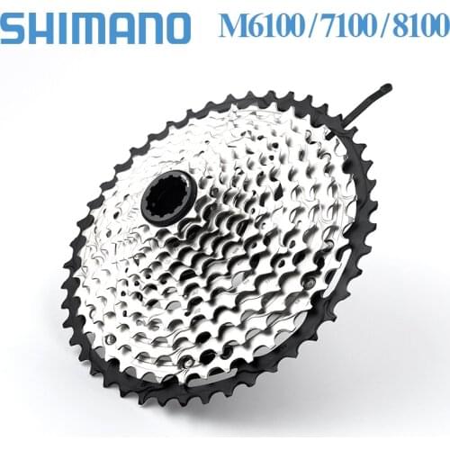 SHIMANO Mountain Bicycle Cassettes SH M6100 M7100 M8100 12 Speed MTB Bike Flywheel 10-45T 50T 51T 12V Freewheel