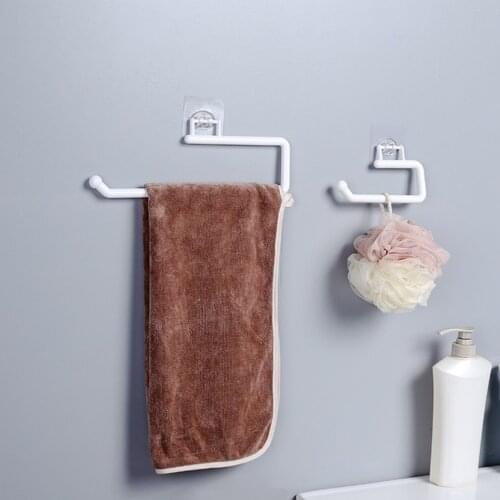 Multi Function Kitchen Roll Paper Stand Without Punching With 180 ° Buckle Anti Falling Barb Design Stand