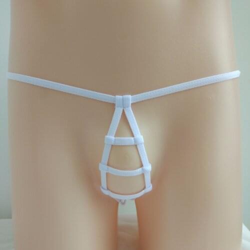 Mens Open Crotchless Thong G String Bikini Tanga Bottom Hollow Out Exotic Panty Sexy Penis Cock Gay Underwear Jockstrap Lingerie