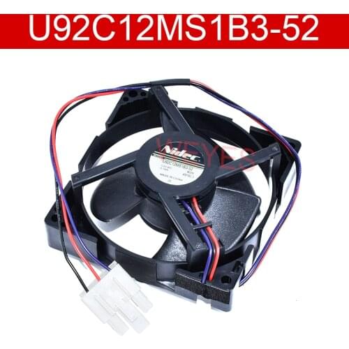 New U92C12MS1B3-52 DC12V 0.16A K9 4916L3 3-Pin Square Cooling Fan Well Tested