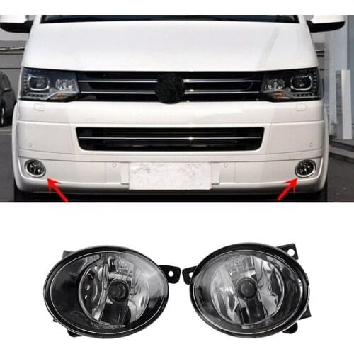 1 Pair Front Fog Light Assembly Without Bulb for Transporter T5 Multivan Caravelle 2010-2015 7E0941699A, 7E0941700A