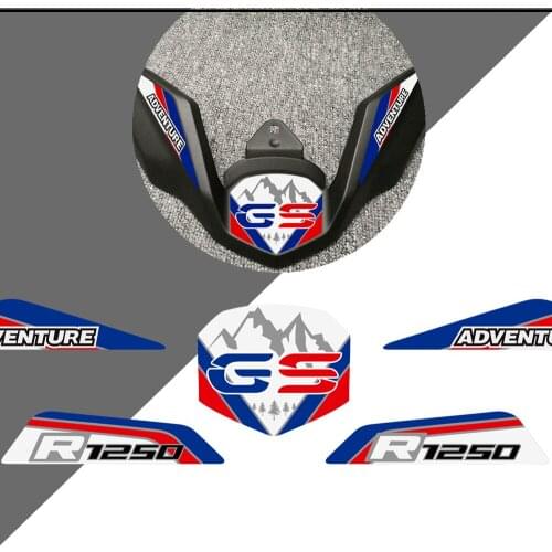 Fender Front Beak Fairing Extension Wheel Extender Cover For BMW R1250GS R1250 R 1250 GS GSA HP Stickers Windshield Handguard