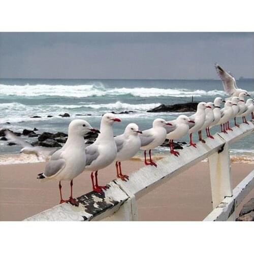 Animal Bird DIY 11CT Embroidery Cross Stitch Kits Craft Needlework Set Printed Canvas Cotton Thread Home Decoration Hot Sell