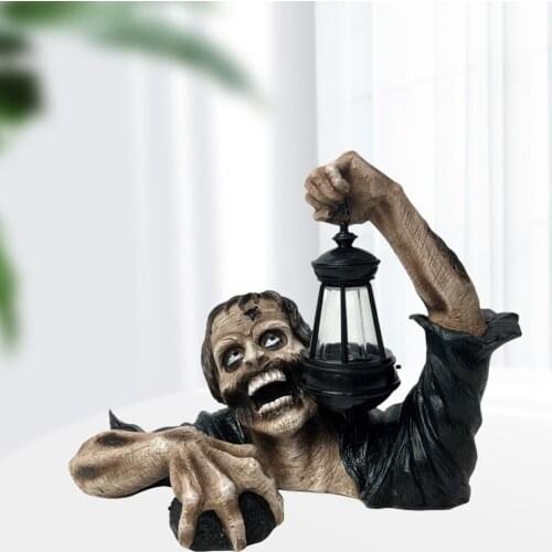 Zombie Garden Realistic Outdoor Yard Statue Halloween Patio Decor Ornament
