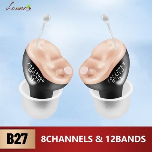 MINI Hearing Aids For Deafness Invisible Wireless Headphones Ear Adjustment Tools Audio Amplifier Listening Devices Dropshipping