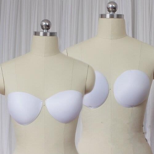 Wedding dress, swimsuit, evening dress, semicircular underwear chest pad