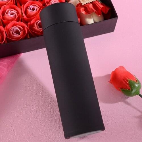 Led Intelligence Vacuum Cup 316 Stainless Steel Temperature Measurement Cup Touch Display Temperature Glass Gift