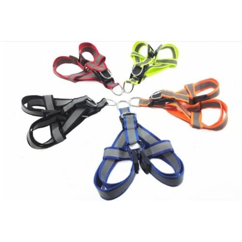 Cost promotion five-color pet reflective chest back traction rope small and medium-sized dog pet supplies manufacturers direct