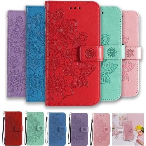 Emboss Leather Case for iPhone 12 11 Pro Max XS XR SE 2020 Mini 6 7 8 Plus Flip Wallet Protection Cover with Card Holder Stand