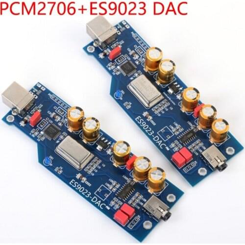 PCM2706 ES9023 fever level audio DAC sound card decoder finished product with OTG