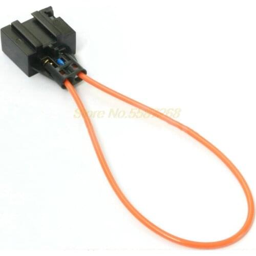 1Pcs MOST Fiber Optic Optical Loop Bypass Female or male Cable Adapter for MERCEDES AUDI Q7 BMW