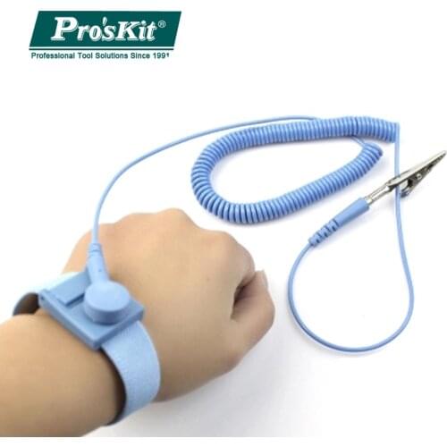 100% Original ProsKit AS-311 3m Wire Anti-static Wristband Part For Chainsaw Ignition Bracelet Electrostatic Adjustable