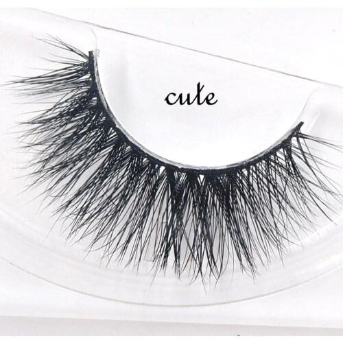 3D Mink eyelashes natural long crisscross full strip upper lash Hand Mand eye extresion beauty makeup wholesale eye artist cute