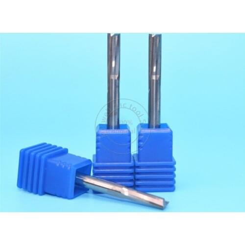 4mm&5mm shank-1PCS-CNC solid carbide wood tool,wood milling cutter,woodworking insert router bit,2 flutes straight end mill