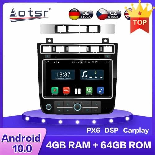Android 10 Car HD Multimedia for VW TOUAREG 2010 - 2019 DVD Player 4G 64GB Auto GPS Navigation Stereo Radio Headunit DSP Carplay