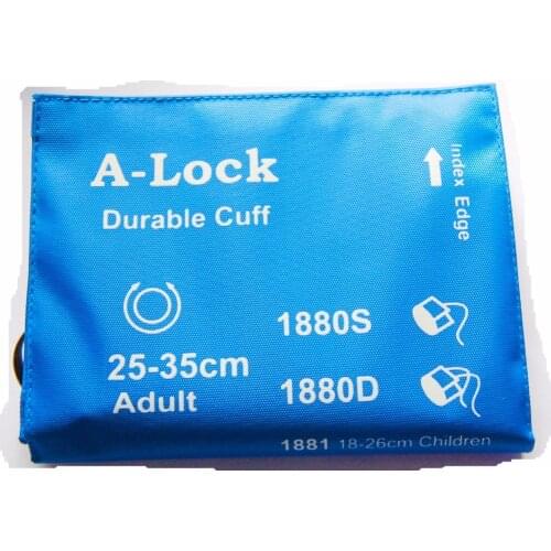 Free Shipping kmtkeramed Reusable Blood Pressure Cuffs,2pcs.adult size ,two-tube,latex Bladder