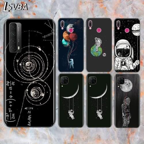 Astronaut Space Moon For Huawei Y9S Y6S Y8S Y9A Y7A Y8P Y7P Y5P Y6P Y7 Y6 Y5 Pro Prime 2020 2019 2018 Phone Case