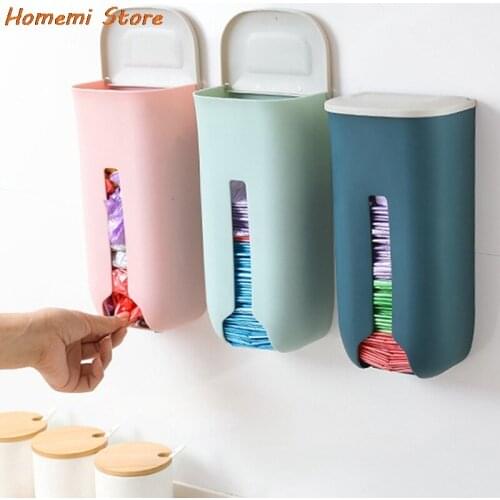 Garbage Bag Storage Box Kitchen Bedroom Bathroom Storage Rack Organize Bag Home Creative Plastic Bag Dispenser