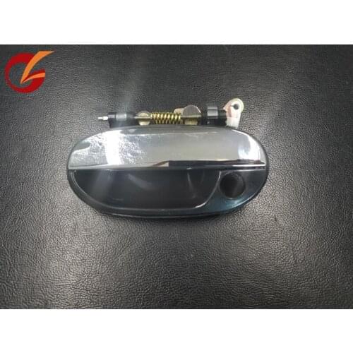 Use for hyundai accent 2004 2005 2006 model outside door handle black chrome