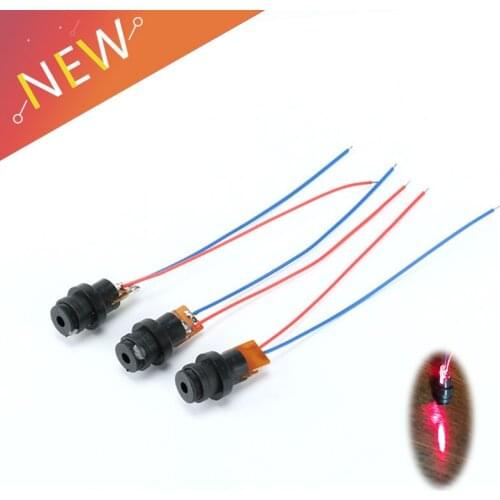 5pcs DC 4.5V Laser Head Module Laser Dot Diode Red Plastic Gyro Module Best Price