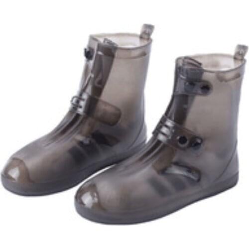 Rainproof shoe cover men and women waterproof rainy day thickened non-slip wear-resistant bottom silicone shoe cover rain boots