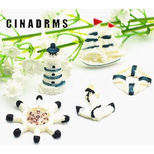 New| 5PCS Resin Nautical Styles Flatback Cabochons,Navigation Embellishment elements,Marine scrapbooking