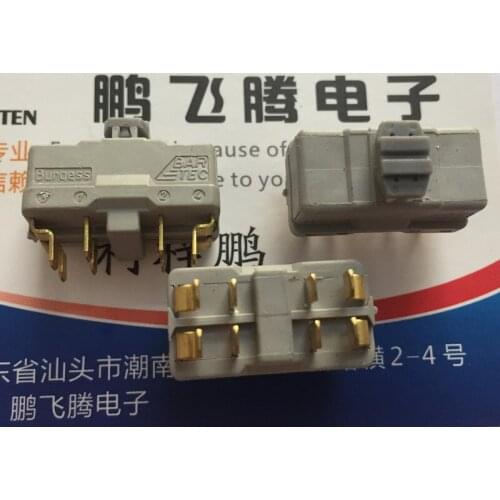 Original new 100% V48NT 8pin micro switch double travel limit reset press switch