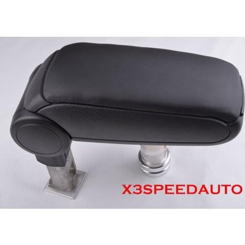 High Quality Black Leather Center Console Armrest For AUDI 02 03 04 05 06 A4 S4,Not Fit Cabriolet