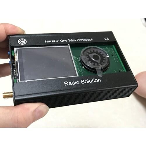 Latest Version PORTAPACK For HACKRF ONE SDR Software Defined Radio + Metal Case + 0.5ppm TXCO +Touch LCD