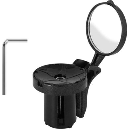 Mini Adjustable Bike Rearview Mirror Bike Bicycle Handlebar Flexible Safe Rearview Rear View Mirror 360 Degrees Rotate Cycling
