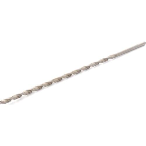 4mm Diameter 200mm Length For Plastic / Metal /Wood Drilling Extra Long HSS Straight Shank Auger Twist Drill Bit Set