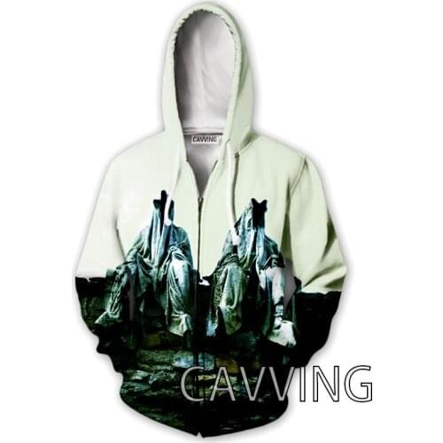 CAVVING 3D Print Summoning Band Zipper Hoodies Zip Up Hooded Sweatshirt Harajuku Hoodie Hip Hop Sweatshirt for Men/women