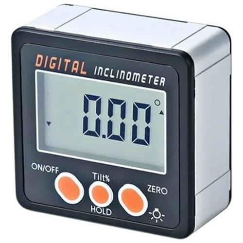 IP54 Waterproof Electronic Digital Display Angle Ruler Inclinometer Box Level With Magnetic Protractor Carpenter Tools