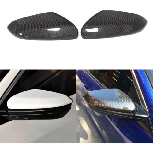 Replacement Style Mirror Cover For Honda Civic 10th 2016-UP Real Dry Carbon Fiber Rear View Mirror Cover