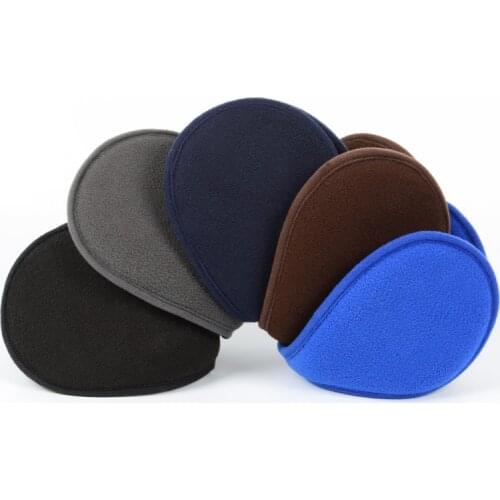 Adult Men Women Winter Outdoor Keep Warm Fleece Earmuffs Casual Comfortable Plush Cloth Thick Wrap Cover Ear Band Warmer Earflap