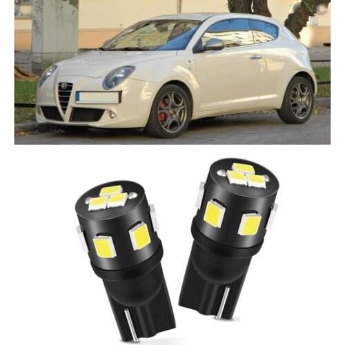 100pc w5w 194 168 Interior led Car lights For Alfa Romeo 159 145 146 147 155 156 164 166 33 4C BRERA GIULIETTA GT GTV MITO