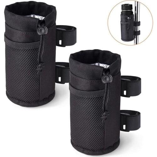 2pcs/set Baby Stroller Milk Bottle Warm Keeper Bag Golf Cart Water Bottle Bag UTV/ATV Buggy Water Cup Bicycle Anti-slip Belt