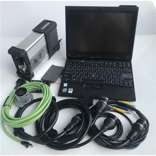 Auto professional tool for mer-cedes-sd c5 connect with v2021.03 software hdd ssd hht d-as in x201t used laptop 8G ready to use