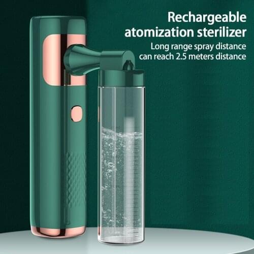 Household 80ml Wireless Electric Disinfection Sprayer Steam Spray Gun Home Office Handheld Nano Atomization Disinfection Device