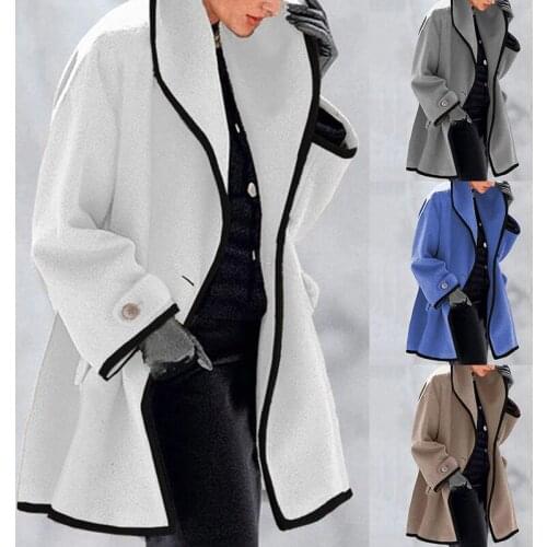 Faroonee Womens Blue Coats