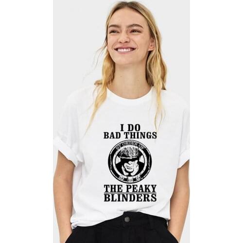 Peaky Blinders T Shirt Streetwear Top Tee Hip Hop T-shirt Oversized Men/women Summer Women Tshirt ONeck Fashion Shirts Cool