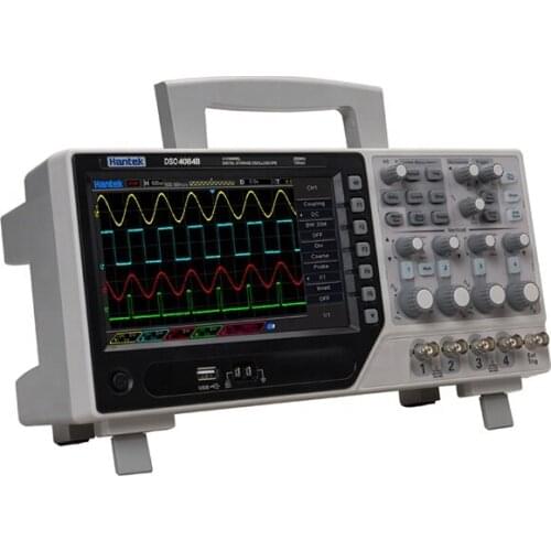 Hantek DSO4084B Digital Storage Oscilloscope 80MHz 4 Channels 1 Gsa/s Integrated USB Oscilloscope+EXT+DVM+Auto Range Function