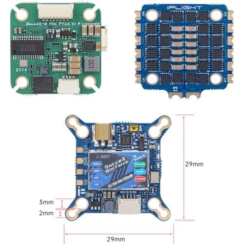 IFlight SucceX-E Mini F7 35A 2-6S Flight Stack MPU6000 with SucceX-E Mini F7 FC SucceX-E Mini 35A ESC FPV