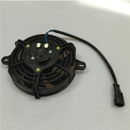 For Qianjiang Motorcycle Accessories Silver Blade BJ250T-8 Cooling Fan Assembly Engine Fan Motorcycle Parts
